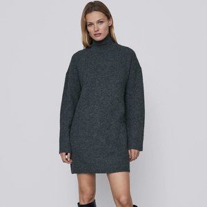 SALE! BRAND NEW ZARA WOMEN’S HIGH COLLAR KNIT DRES